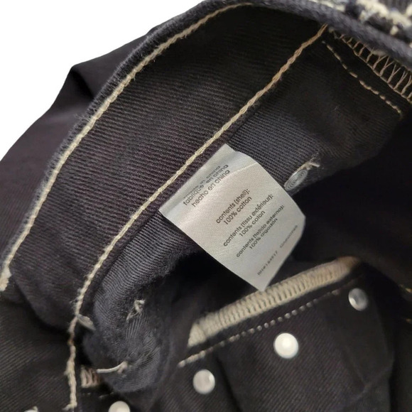 Revolve We Wore  What The Danielle Straight Jeans Size 30 Black - Picture 8 of 8